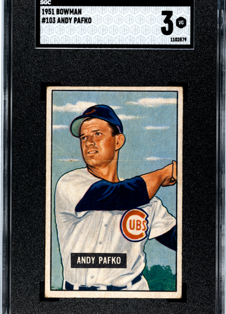 1951 Bowman Andy Pafko #103 SGC 3