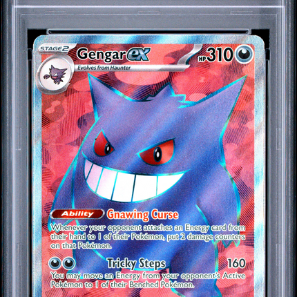 2024 Pokemon Tef EN-Temporal Forces Gengar EX Ultra Rare PSA 9 #193
