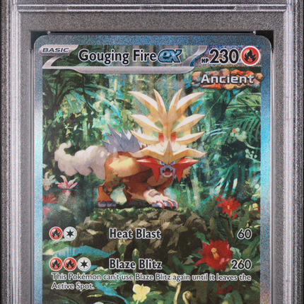 2024 Pokemon Gouging Fire EX Special Illustration Rare PSA 10 #204