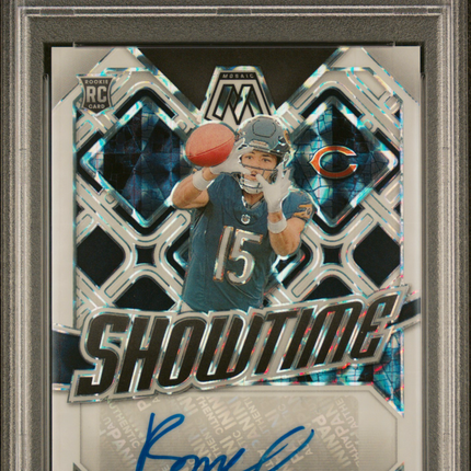 2024 Panini Mosaic Showtime Signatures Rome Odunze #SSROE White PSA 10 /25