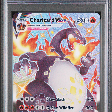 2021 Pokemon Shining Fates Charizard VMAX Fa Shining Fates PSA 10 #SV107