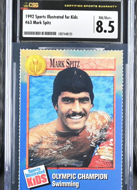 1992 Sports Illustrated  Mark Spitz #63 CGC 8.5