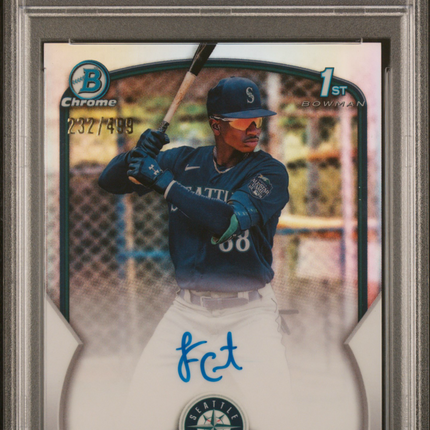 2023 Bowman Chrome Prospect Felnin Celesten #CPAFC Refractor /499 PSA 10 Auto