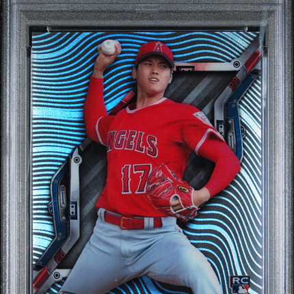 2018 Topps High Tek Shohei Ohtani #HT-SO PSA 8 Pattern 1 Waves Diagonals