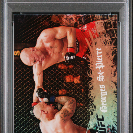 2010 Topps UFC Main Event Georges ST. Pierre #100 PSA 10