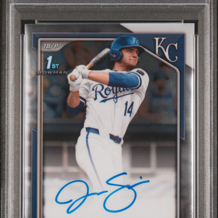 2024 Bowman Draft Chrome Prospect Autographs Jac Caglianone #CPAJC PSA 9 Auto