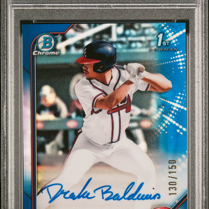2022 Bowman Draft Chrome Drake Baldwin #CDADBN Blue Refractor /150 PSA 10 Auto