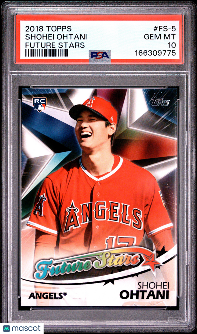 2018 Topps Future Stars Shohei Ohtani RC #FS-5 PSA 10