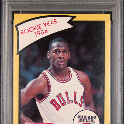 1990 Kenner Starting Line-Up Michael Jordan Lineup Yellow PSA 8