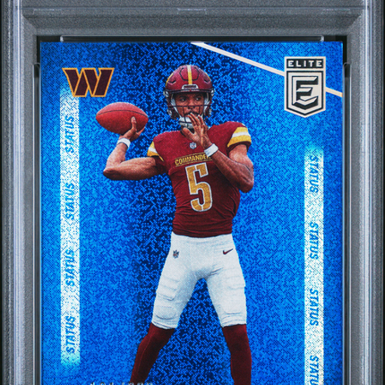 2024 Panini Donruss Elite Jayden Daniels #165 Status Sparkle 121/299 PSA 10