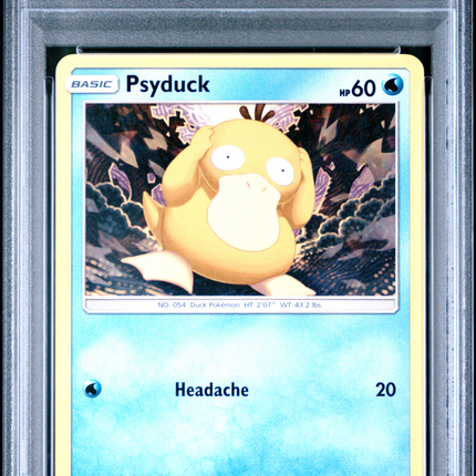 2019 Pokemon Sun & Moon Hidden Fates Psyduck Hidden Fates PSA 10 #11