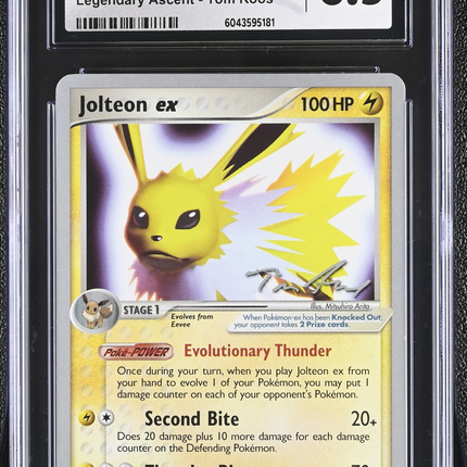 2007 Pokemon World Champ. Decks Jolteon ex CGC 8.5 #109/113