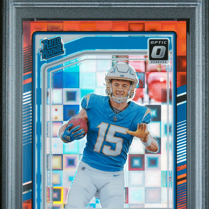 2024 Panini Donruss Ladd Mcconkey #328 Optic Preview Red Pandora PSA 10