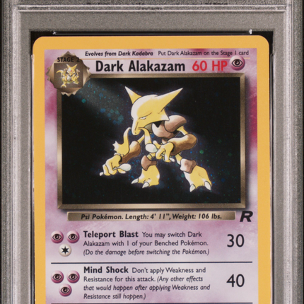 2000 Pokemon Rocket Dark Alakazam PSA 8 #1