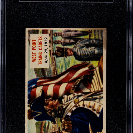 1954 Topps Scoop West Point Trains Cadets #121 SGC 2