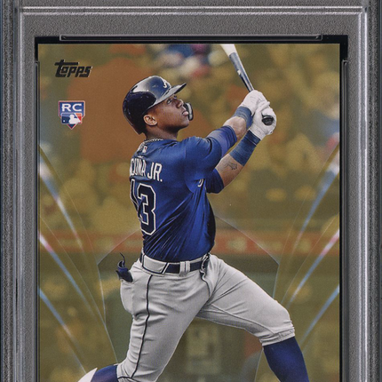 2018 Topps Update Ronald Acuna JR. #US250 Gold PSA 9 /2018