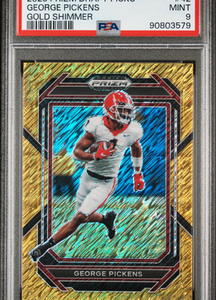 2023 Panini Prizm Draft Picks George Pickens #42 PSA 9