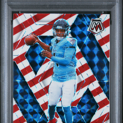2025 Panini Mosaic Cam Ward #382 Red & White Stripe PSA 10
