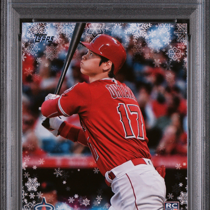 2018 Topps Holiday Shohei Ohtani #17 PSA 9