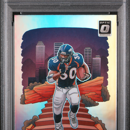 2024 Panini Donruss Optic Downtown! Terrell Davis #24 PSA 9