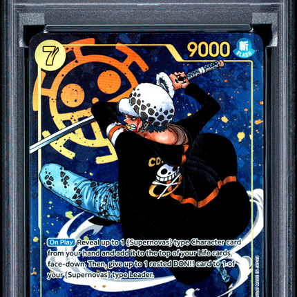2025 One Piece Op10-Royal Blood Trafalgar Law Alternate Art PSA 10 #119
