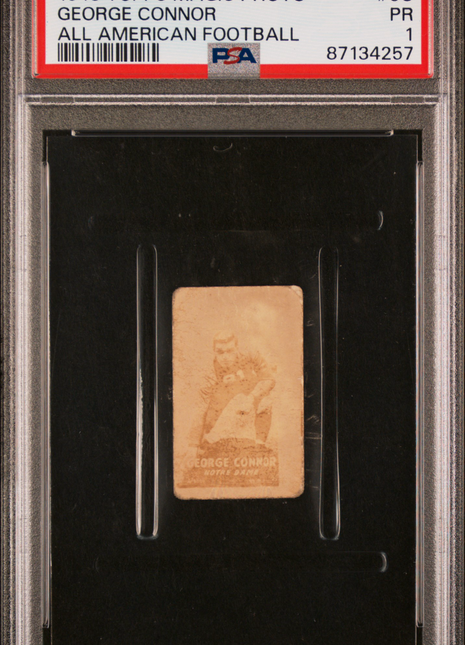 1948 Topps Magic Photo All American Football George Connor #9C PSA 1