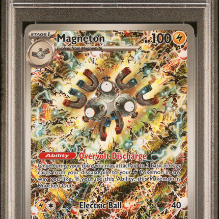 2024 Pokemon SVP EN-SV Black Star Promo Magneton Surging Sparks Etb PSA 8 #159