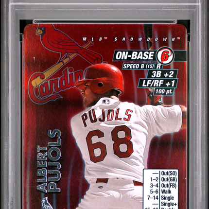 2001 MLB Showdown 2001 Pennant Run Albert Pujols #168 PSA 8