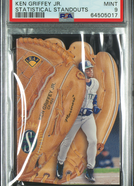 1997 Leaf Statistical Standouts Ken Griffey JR. #3 PSA 9