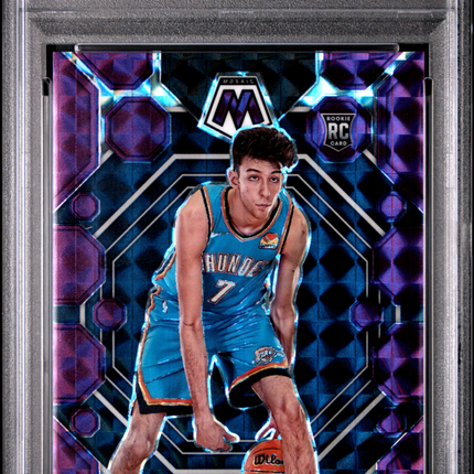 2022 Panini Mosaic Chet Holmgren #236 Purple PSA 8 /99