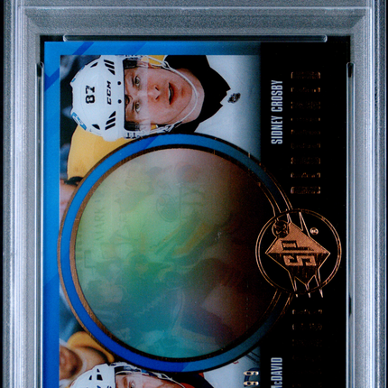 2024 SPX Excellence Redefined Sydney Crosby Connor McDavid #EX6 Blue PSA 9 1/199