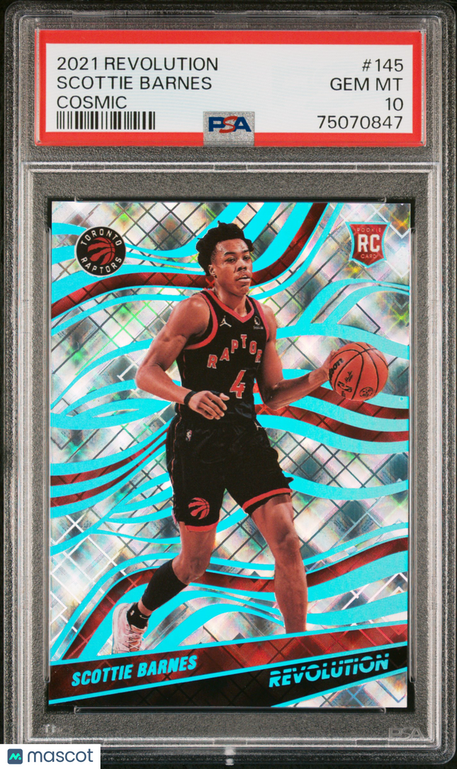 2021 Panini Revolution Scottie Barnes #145 Cosmic PSA 10 /99
