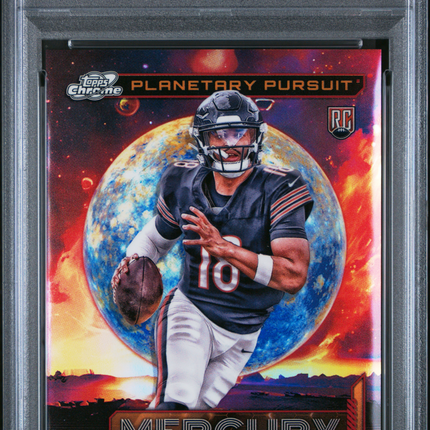 2024 Topps Cosmic Chrome Planetary Pursuit Caleb Williams #CW Mercury PSA 9