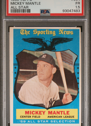 1959 Topps Mickey Mantle #564 PSA 1.5