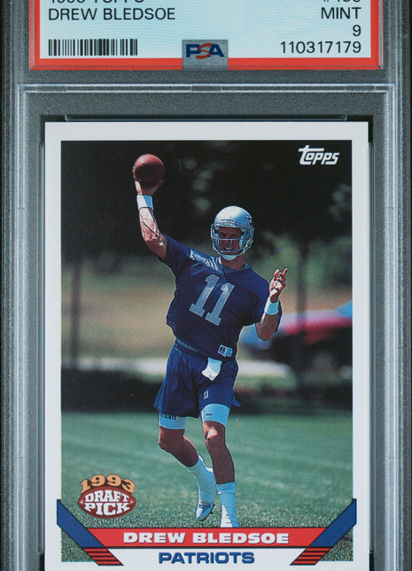 1993 Topps Drew Bledsoe #130 PSA 9