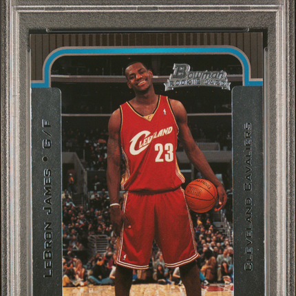 2003 Bowman Rookies & Stars LeBron James #123 PSA 7