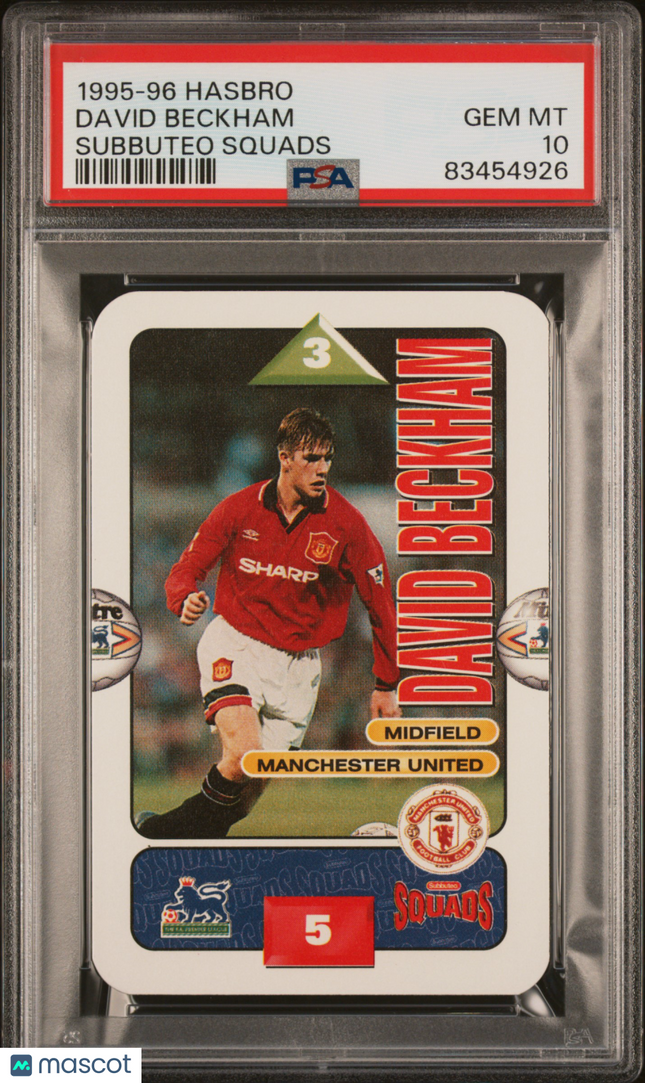 1996 Hasbro Subbuteo Squads David Beckham PSA 10