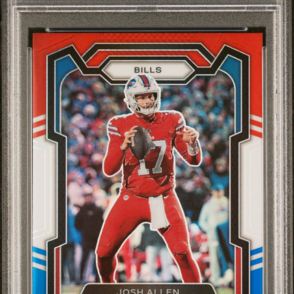 2023 Panini Prizm Josh Allen #32 Red White Blue PSA 10