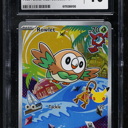 2026 Pokemon Black Star Promos Rowlet CGC 10 #043