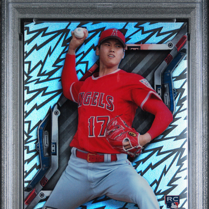 2018 Topps High Tek Shohei Ohtani #HT-SO PSA 8 Pattern 2 Jagged Shapes Pixels