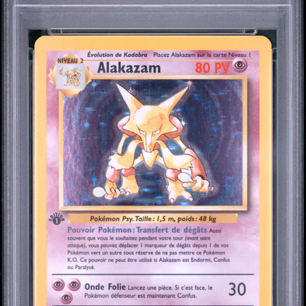 1999 Pokemon French Alakazam 1st Edition French PSA 7 #1