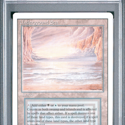 1994 Magic The Gathering Revised Edition Underground Sea PSA 5