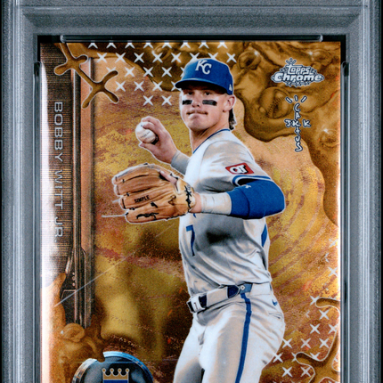 2025 Topps Chrome X Cactus Jack Bobby Witt JR. #7 Gold Refractor PSA 10 /50