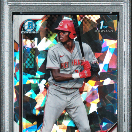 2022 Bowman Chrome Prospects Elly De La Cruz #BCP50 Atomic Refractor PSA 10