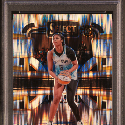 2024 Panini Select WNBA Angel Reese #5 Silver Flash PSA 10