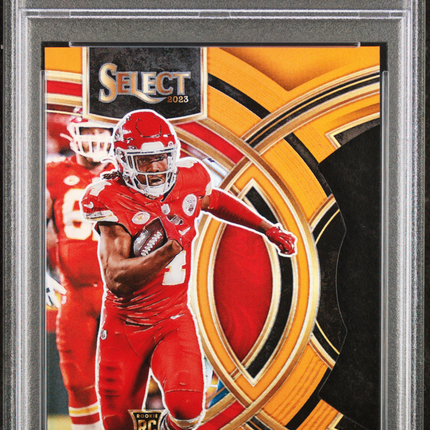 2023 Panini Select Rashee Rice #132 Die Cut Orange Prizm PSA 10 /399