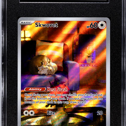 2023 Pokemon Scarlet & Violet Skwovet SGC 8.5 #222