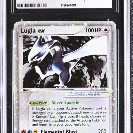 2005 Pokemon EX Unseen Forces Lugia ex CGC 6 #105/115