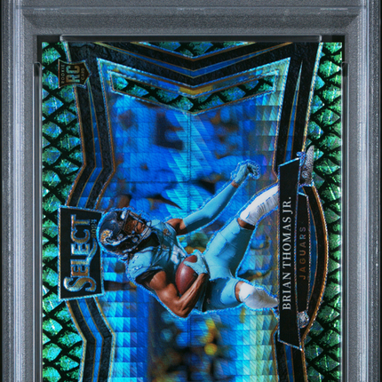 2024 Panini Select Brian Thomas JR. #412 Dragon Scale Prizm PSA 10