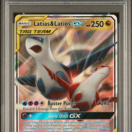 2019 Pokemon Sun & Moon Team Up Latias & Latios GX Team Up PSA 10 #113